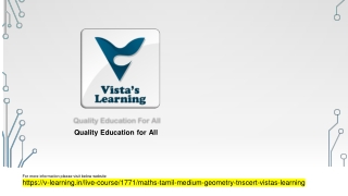Vistas Learning-Study Maths
