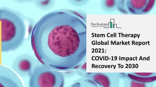 Global Stem Cell Therapy Market Highlights and Forecasts to 2030