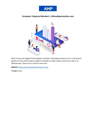 European Telegram Members | Allmediapromotion.com