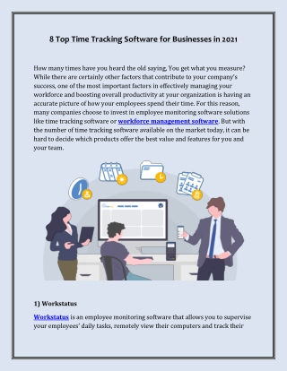 8 Top Time Tracking Software for Businesses in 2021