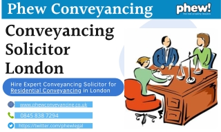 Hire Expert Conveyancing Solicitor for Residential Conveyancing