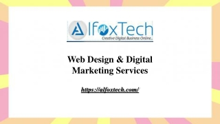 Web Design & Digital Marketing Services