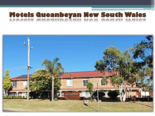 Motels Queanbeyan in New South Wales