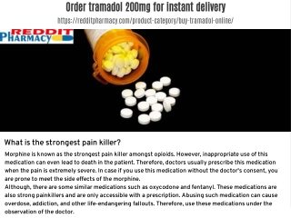 Order tramadol 200mg for instant delivery