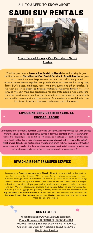 Hire Luxury Car in Riyadh for Corporate Transportation Services