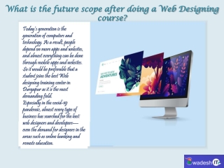 Web designing training center in Durgapur