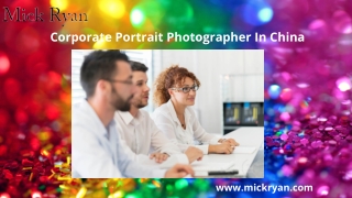 Corporate Portrait Photographer China