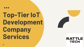 Top-Tier IoT Development Company Services