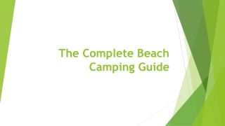 The Complete Beach Camping Guide