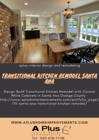 Transitional Kitchen Remodel Santa Ana