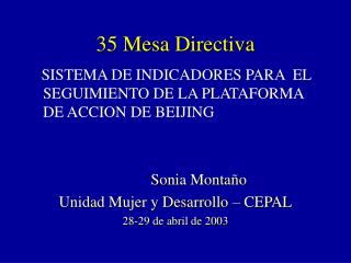 35 Mesa Directiva