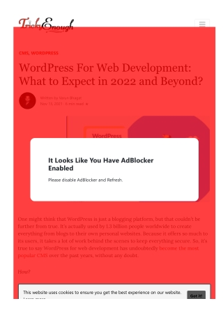 WordPress For Web Development: What To Expect In 2022 & Beyond?