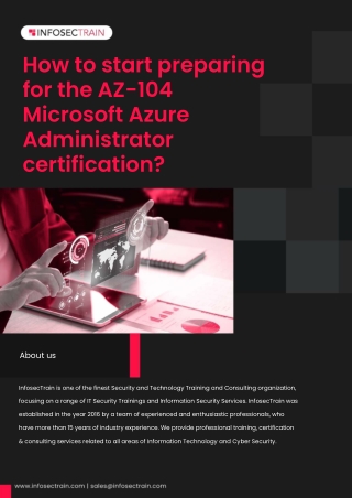 How to start preparing for the AZ-104