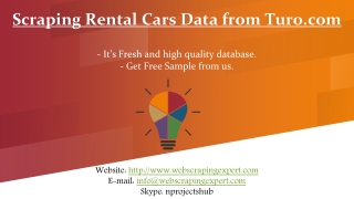 Scraping Rental Cars Data from Turo.com