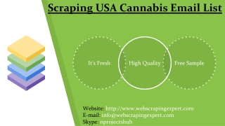 Scraping USA Cannabis Email List