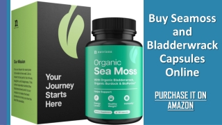 Buy Seamoss and Bladderwrack Capsules Online | Nutriana