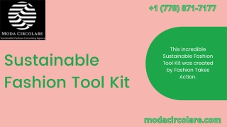 The Biggest Sustainable Fashion Tool Kit in Canada