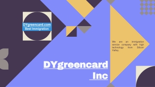 Online Legal Services Provider Company in USA | DYgreencard Inc