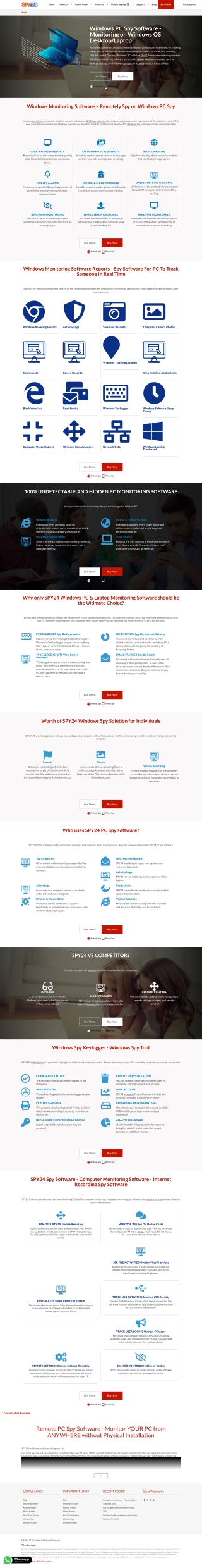 Windows Spy Software Free - Remote PC Computer Microsoft - SPY24 ™