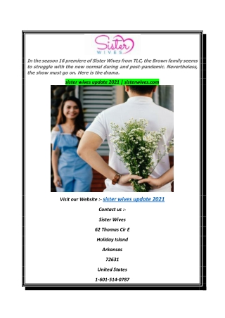 sister wives update 2021  sisterwives.com