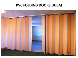 PVC FOLDING DOORS DUBAI