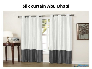 Silk curtain Abu Dhabi