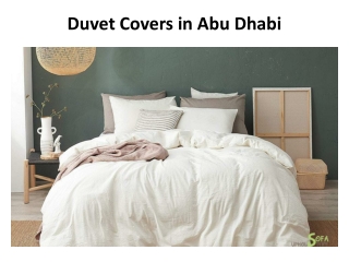 Duvet Covers in Abu Dhabi