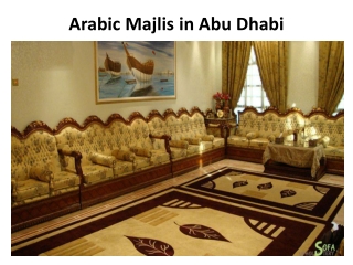 Arabic Majlis in Abu Dhabi.