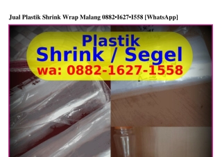 Jual Plastik Shrink Wrap Malang O88ᒿ·lᏮᒿᜪ·l558{WhatsApp}