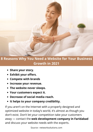 8 Reasons Why You Need a Website for Your Business Growth in 2021