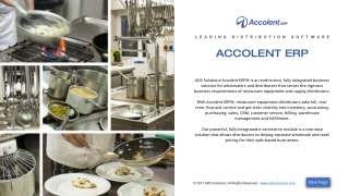 restaurant equipment software
