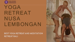 Get Top Yoga Retreat Bali Services with Yoga Dunia