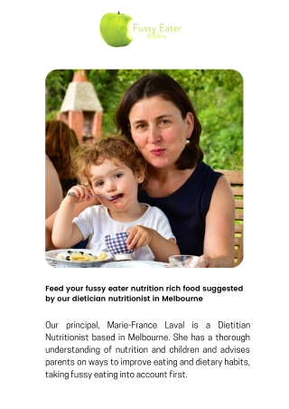 Feed your fussy eater nutrition rich food suggested by our dietician nutritionist in Melbourne (2)