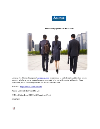 Abacus Singapore  Acutus-ca.com