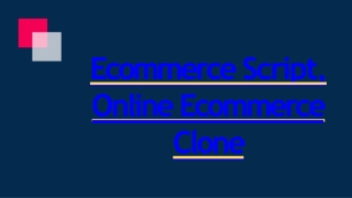 Best Readymade Ecommerce Script - SCRIPTSTORE.IN