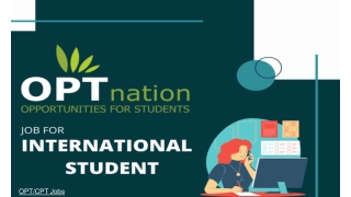 Jobs For International Students
