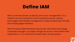 Identity and access management