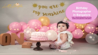 Birthday Photographer in Bangalore - Little Dimples By Tisha