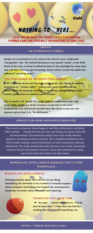 The challenge of interpreting Emojis - Shield