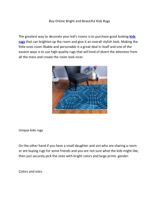 Buy Bright and Beautiful Kids Rugs from Rughouse