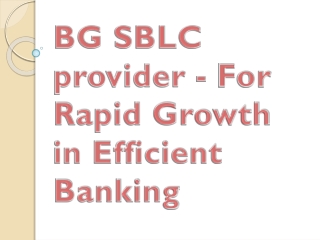 What Is The Bank Guarantee (BG)?