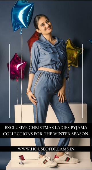 Exclusive Christmas Ladies Pyjama Collections for the Winter Season 2022.