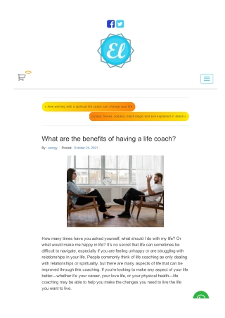 What are the benefits of having a life coach