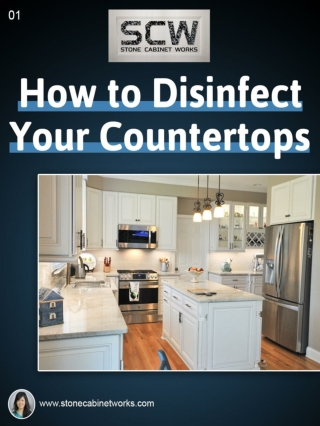 How to disinfect your Countertops