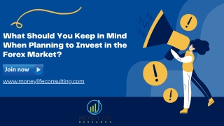 What Should You Keep in Mind When Planning to Invest in the Forex Market