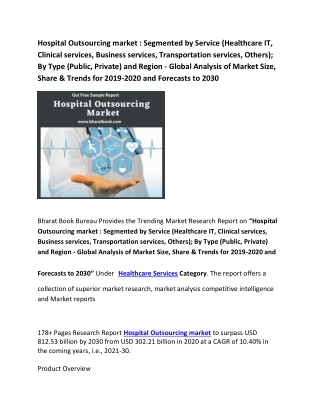 Global Hospital Outsourcing Market and Forecast to 2030