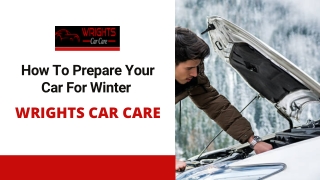 How To Prepare Your Car For Winter