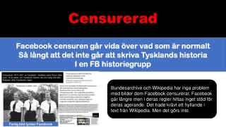 Censurerad av Facebook