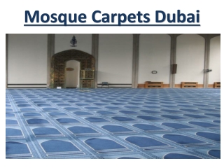 Mosque Carpets Dubai