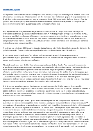 A ESTRATÉGIA POR TRÁS DA AZUL SEGUROS.